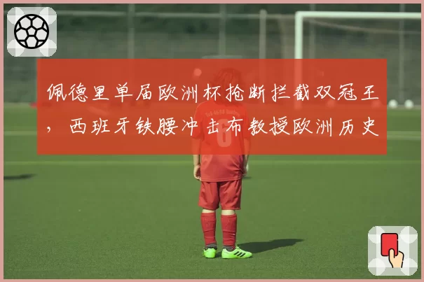 佩德里单届欧洲杯抢断拦截双冠王,西班牙铁腰冲击布教授欧洲历史第一数据