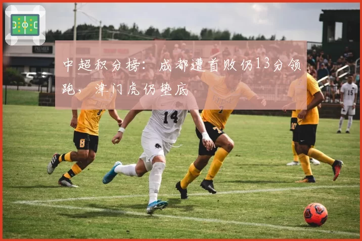 中超积分榜：成都遭首败仍13分领跑，津门虎仍垫底